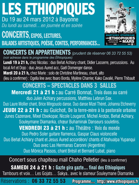 ogella line-éthiopiques-concert-bayonne-mars2012